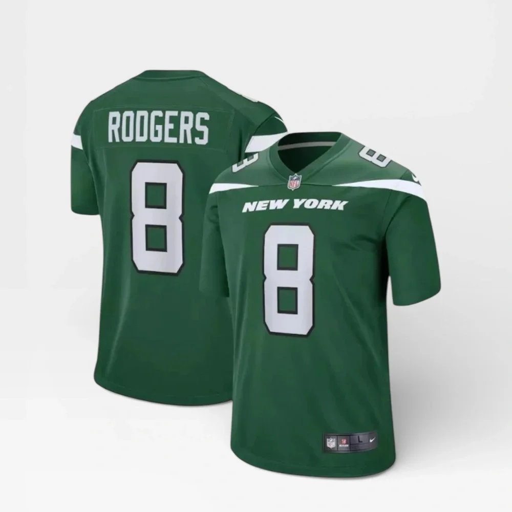NWT NFL Nike Men’s XL New York Jets Aaron Rodgers‎ On Field Jersey